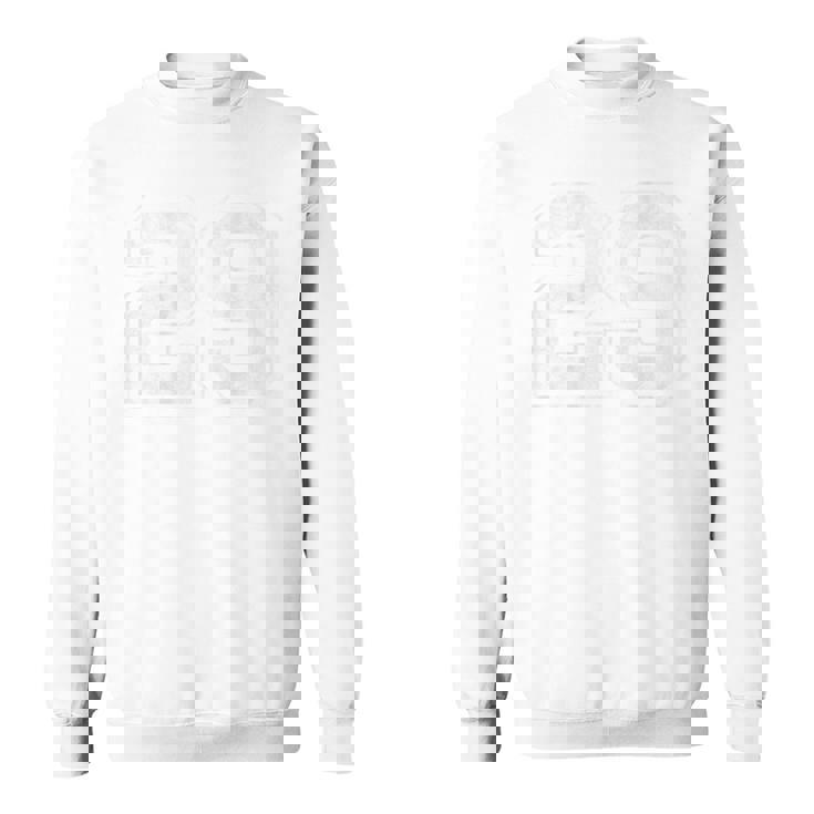 背面に29番。 スウェットシャツ