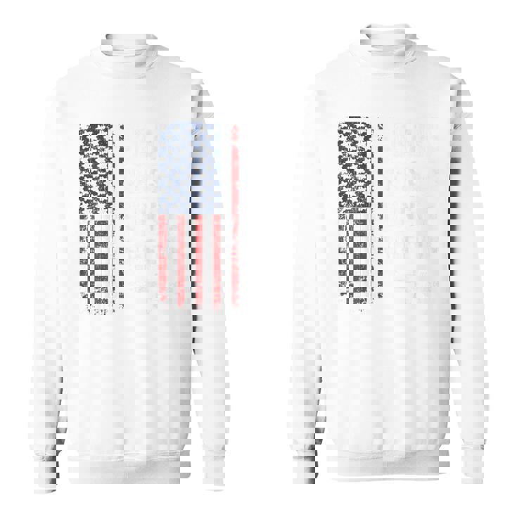 葉巻ウィスキーガン&フリーダム アメリカ国旗 7月4日 バック スウェットシャツ