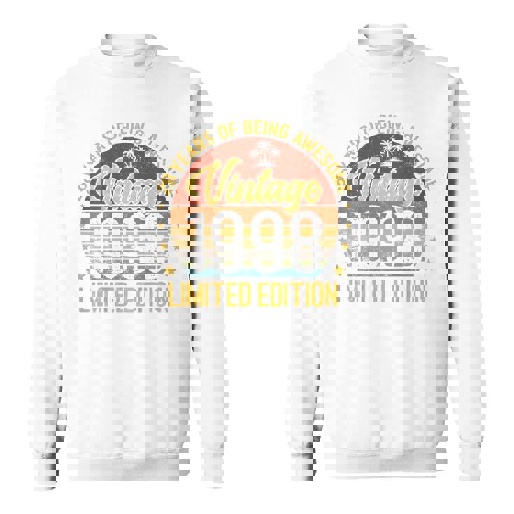 裏面 ヴィンテージ 28 誕生日 デコレーション メンズ 28歳 1998 28歳 スウェットシャツ