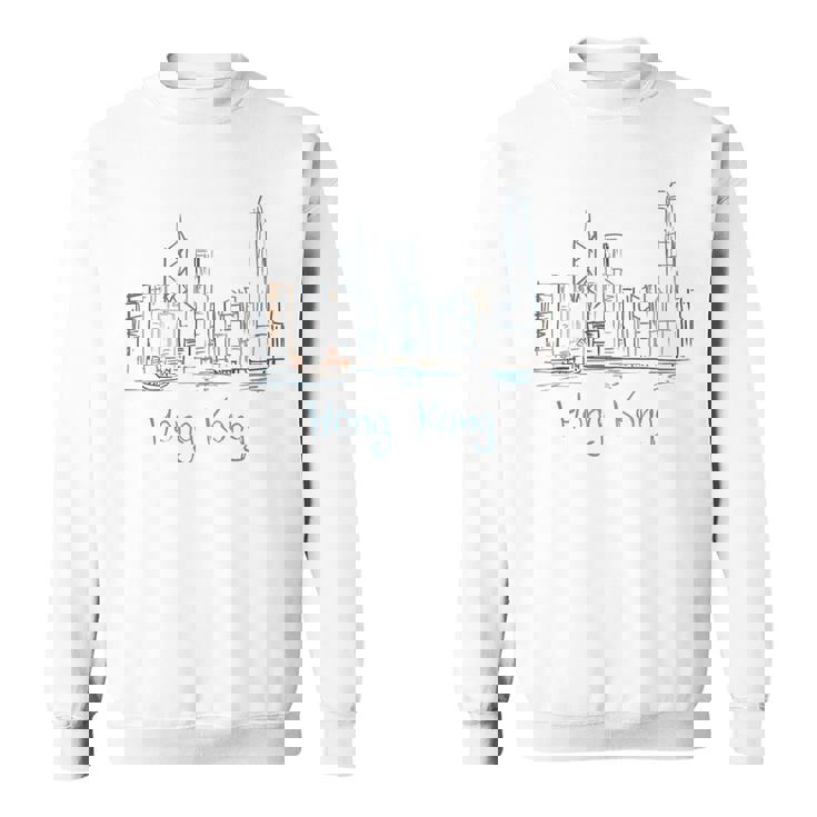 香港旅行 お土産 歴史的都市 ランドマーク ギフト スウェットシャツ