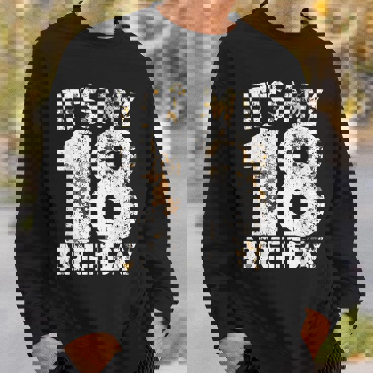 18歳の誕生日 It's My 18歳の誕生日 18歳の誕生日 スウェットシャツ 彼への贈り物