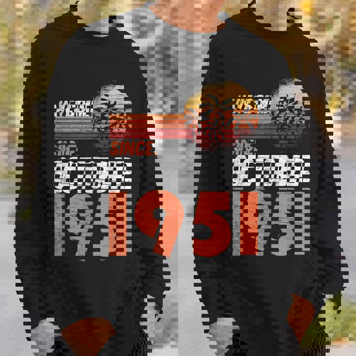 1951年10月 誕生日 スウェットシャツ 彼への贈り物