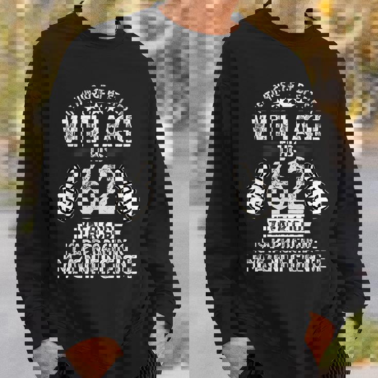 1961年生まれの男性の面白い62歳の誕生日 第62章 スウェットシャツ 彼への贈り物