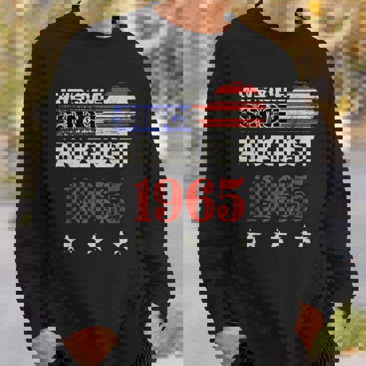 1965年以来素晴らしいヴィンテージアメリカ国旗クラシック1965年8月。 スウェットシャツ 彼への贈り物