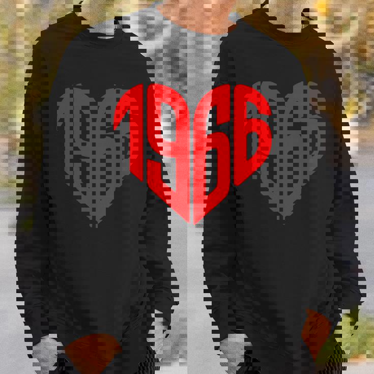 1966 ハート ヴィンテージ 1966年製 ハート型 還暦祝い スウェットシャツ 彼への贈り物
