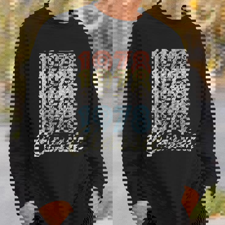 1978年 クラシック ヴィンテージ レトロ スタイル Born In 1978 スウェットシャツ 彼への贈り物