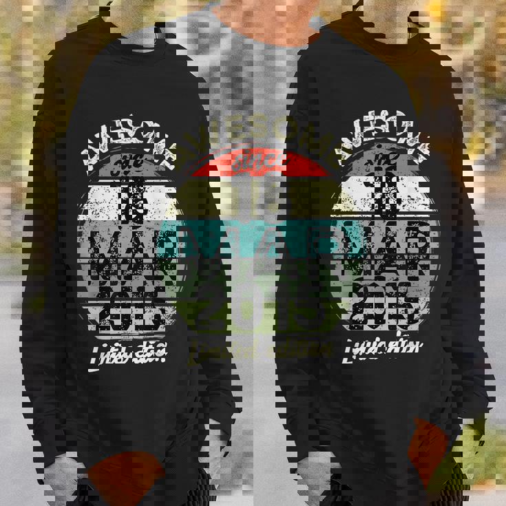 2015年3月18日 10歳の誕生日 10歳 2025年 誕生日 スウェットシャツ 彼への贈り物