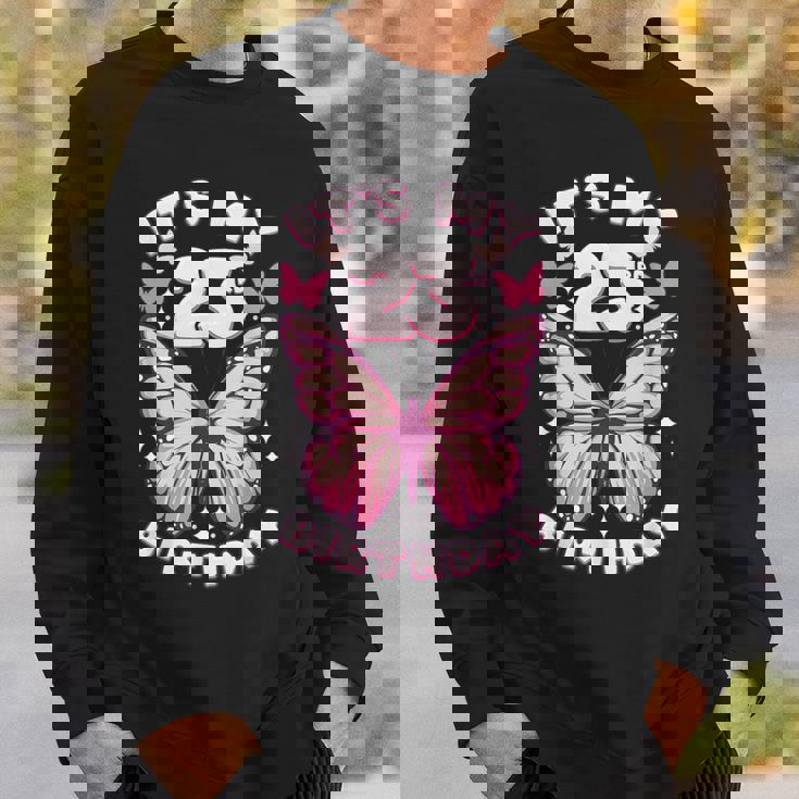 23歳の誕生日、少女23年、蝶と23の数字 スウェットシャツ 彼への贈り物