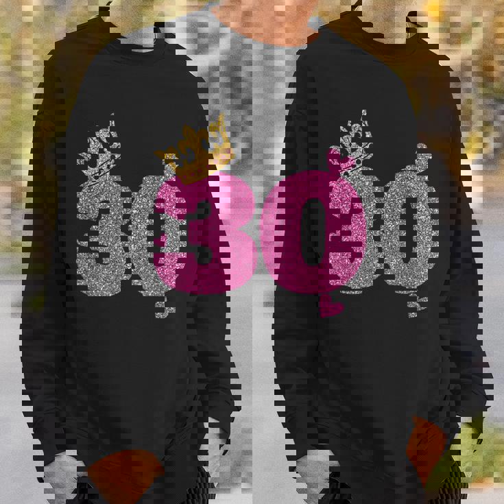 30歳の誕生日 王冠 30歳 誕生日 スウェットシャツ 彼への贈り物