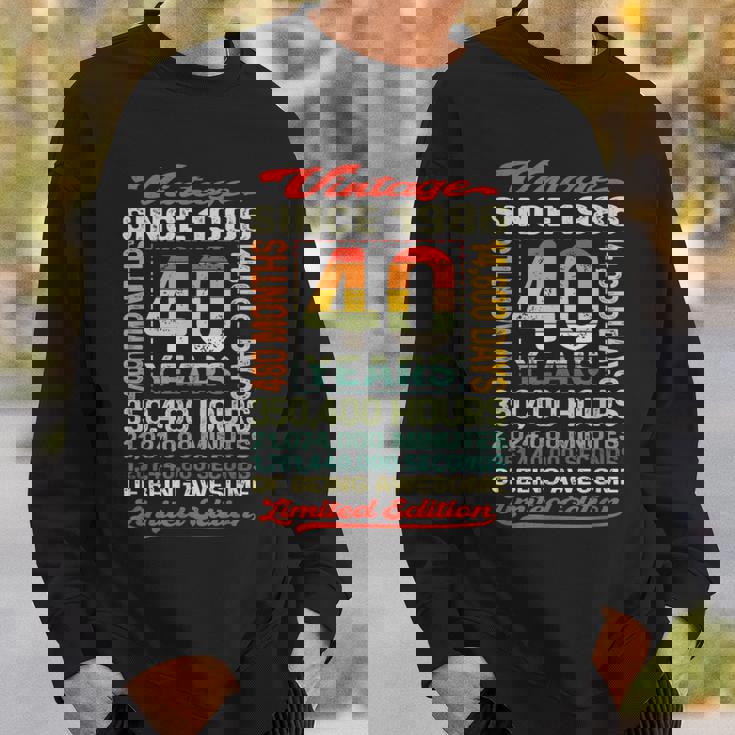 40歳 480ヶ月 すごい生まれ 1986年 40歳の誕生日 スウェットシャツ 彼への贈り物