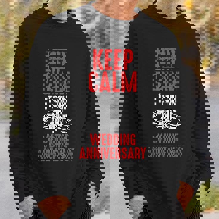 4年目の結婚記念日 夫 妻 カップル 結婚 スウェットシャツ 彼への贈り物