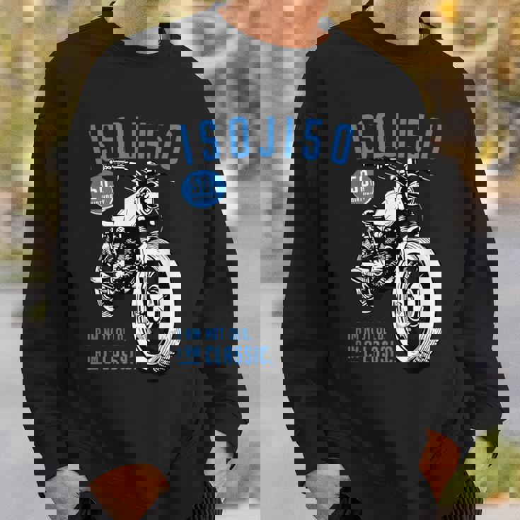 50歳 早寿お祝い 五十路 バイク好き 車好き クラシックバイク I'm Not Old I'm Classic スウェットシャツ 彼への贈り物