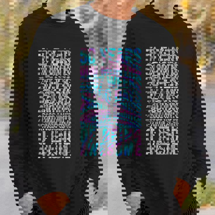 50歳の誕生日の面白いシャツ オールドメーター 面白い50歳ギフト スウェットシャツ 彼への贈り物