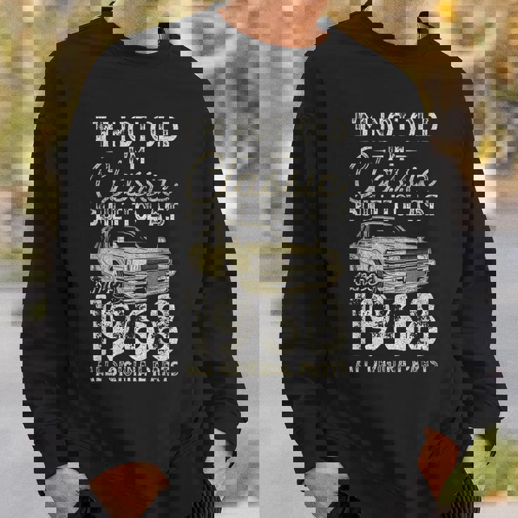 58 歳の誕生日、1968 年以来、クラシックカー、58 歳 スウェットシャツ 彼への贈り物