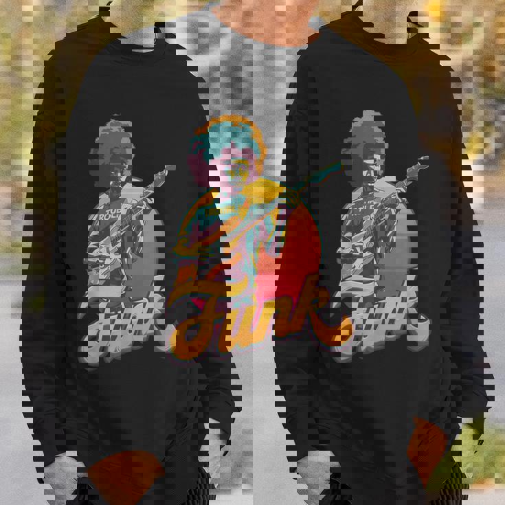 70年代レトロ・ファンク・アフロ・バンド・ギタリスト ジャズ・ファンク&ソウル スウェットシャツ 彼への贈り物