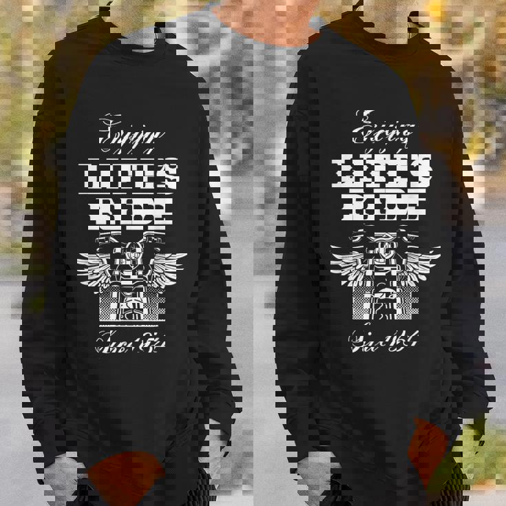 70歳 モーターサイクリスト モーターサイクル ライダー 1954 70歳の誕生日 スウェットシャツ 彼への贈り物