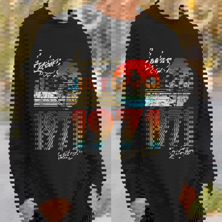 7月誕生日ギフト50年ヴィンテージ1971年生まれ。 スウェットシャツ 彼への贈り物