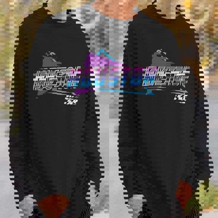 80S Houston 80年代ヒューストン 長袖tシャツ スウェットシャツ 彼への贈り物