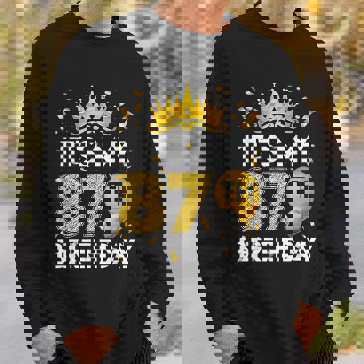 87歳の誕生日プレゼント 87歳の誕生日 87歳の誕生日 スウェットシャツ 彼への贈り物