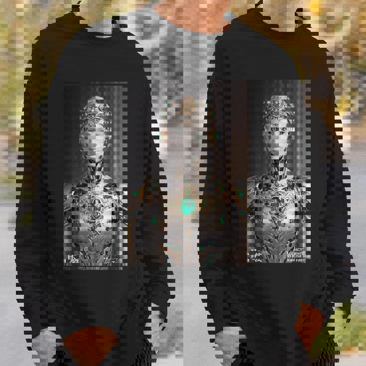 Aei And Eai 磁器 セミ脆弱ヒューマノイド マガタマai。 長袖tシャツ スウェットシャツ 彼への贈り物