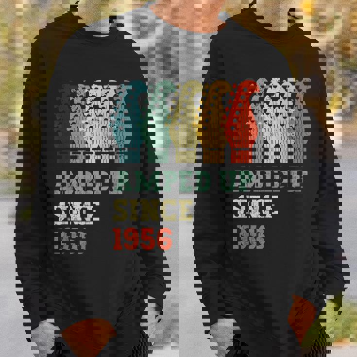 Amped Upince 1956 レトロ 誕生日 ギター 音楽 誕生年 スウェットシャツ 彼への贈り物