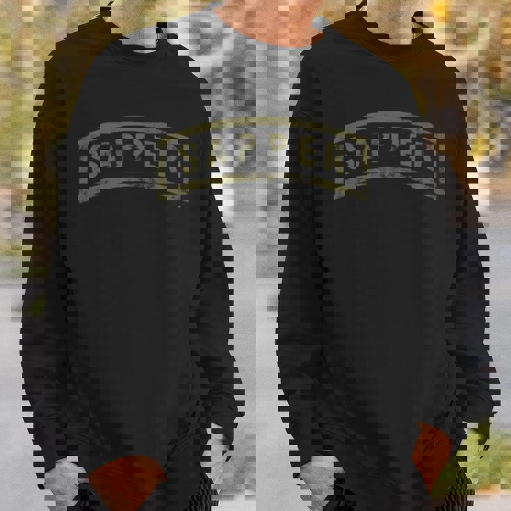 Armyapper Tab Ocp 胸にグリーン アンティーク調 スウェットシャツ 彼への贈り物