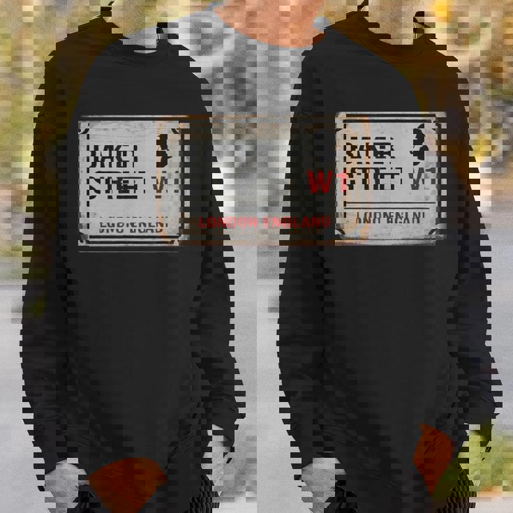 Bakertreet W1 London England Old Rustedstreet サインtシャツ スウェットシャツ 彼への贈り物