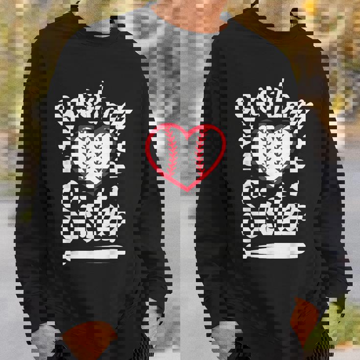 Baseballister At Heart プレイヤーズシスター、ベースボールシス スウェットシャツ 彼への贈り物