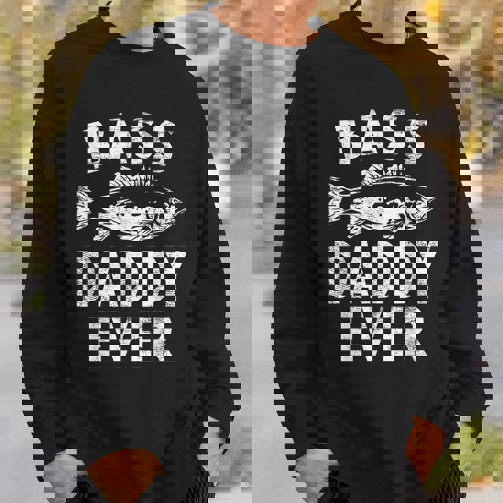 Bass Daddy Ever Fishing Daddy Father's Day スウェットシャツ 彼への贈り物