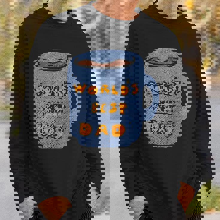 Best Daddy Worlds Best Dad Ever マグカップデザインポケット スウェットシャツ 彼への贈り物