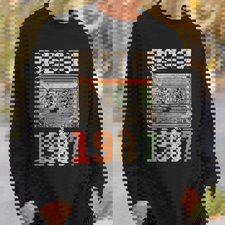 Best Of 1987 オールド・カセット 39歳の誕生日 レトロ スウェットシャツ 彼への贈り物