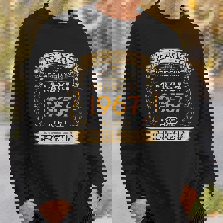 Birthday Legends Were Born Ins March 1967 スウェットシャツ 彼への贈り物