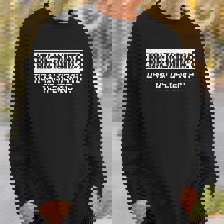 Bmx Grandpa The Man The Myth The Legend スウェットシャツ 彼への贈り物