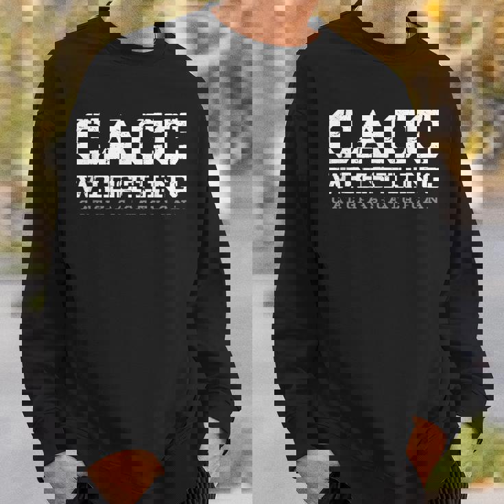 Cacc-キャッチ-レスリング スウェットシャツ 彼への贈り物