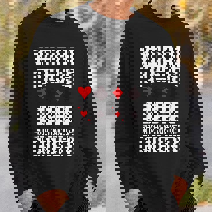 Cardistry デッキカード フローリッシュ トリック トランプ トレーナー 長袖tシャツ スウェットシャツ 彼への贈り物