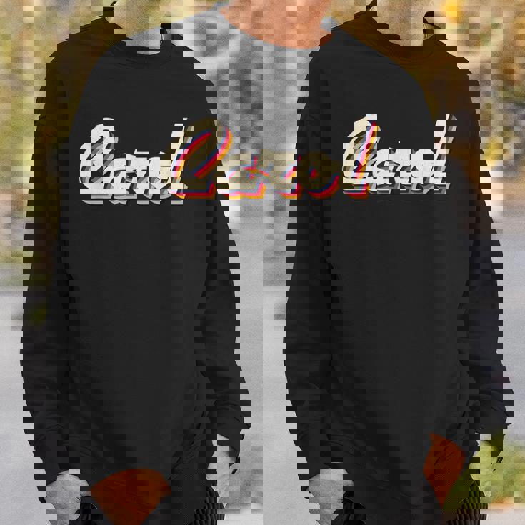 Carol アイデア レトロ ファーストネーム ヴィンテージ キャロル スウェットシャツ 彼への贈り物