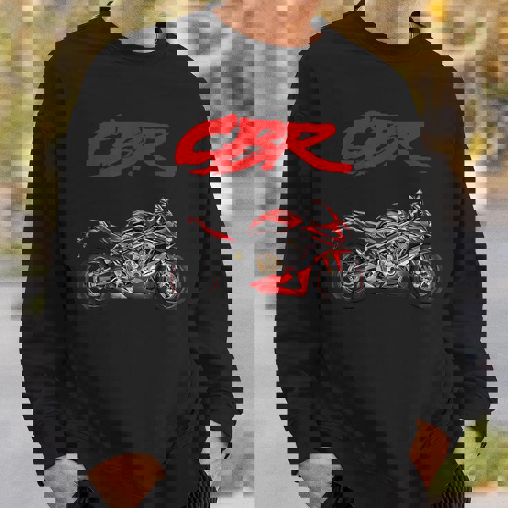 Cbr、オートバイ、オートバイ、ロードレース、バイカー、スポーツバイク、Cbr。 スウェットシャツ 彼への贈り物