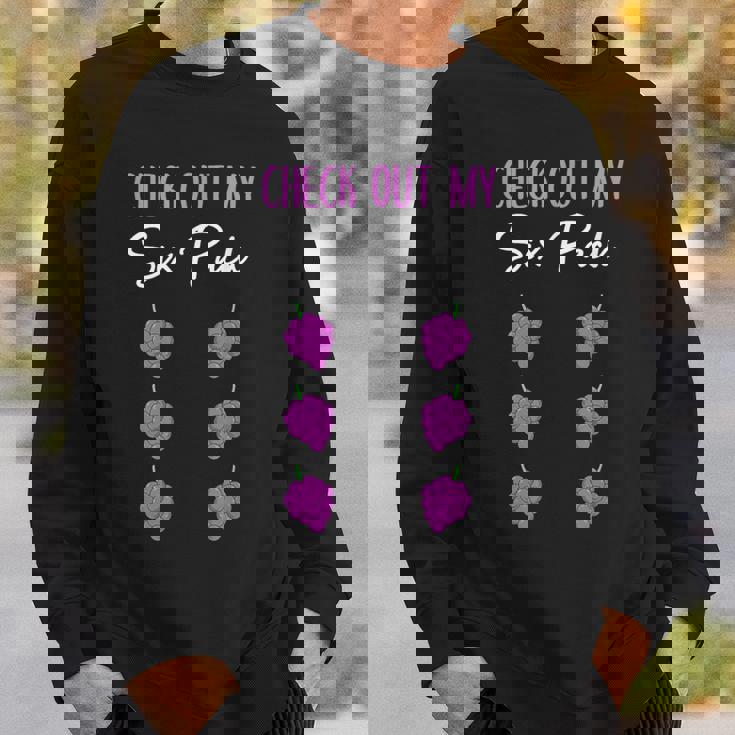 Check Out My 6パック ブドウ柄 スウェットシャツ 彼への贈り物