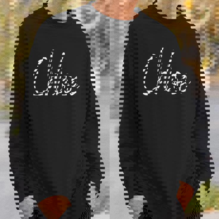 Chloe ファーストネームデザイン スウェットシャツ 彼への贈り物