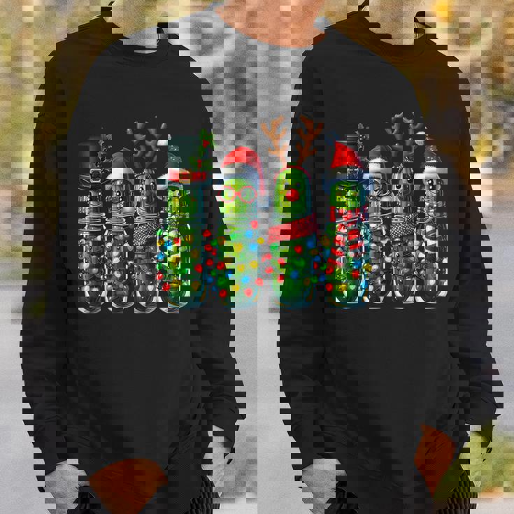 Christmas Pickle Holiday Pickle Jars Santa Ugly Humor Sweatshirt Gifts for Him Christmas Pickle Holiday Pickle Jars Santa Ugly Humor Sweatshirt Gifts for Him