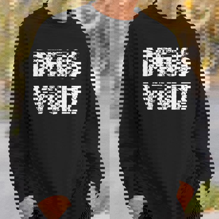 Cool Deusult God Wills It Meme Crusade スウェットシャツ 彼への贈り物