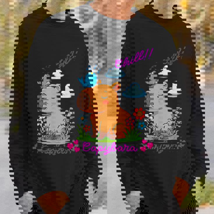 Cute Capybara Kawaii Anime Lover Sweatshirt Gifts for Him Cute Capybara Kawaii Anime Lover Sweatshirt Gifts for Him