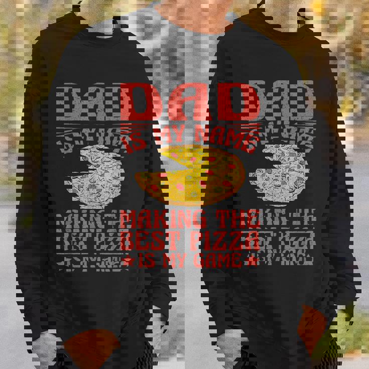 Dad Best Pizza Is My Game ピザ作り スウェットシャツ 彼への贈り物