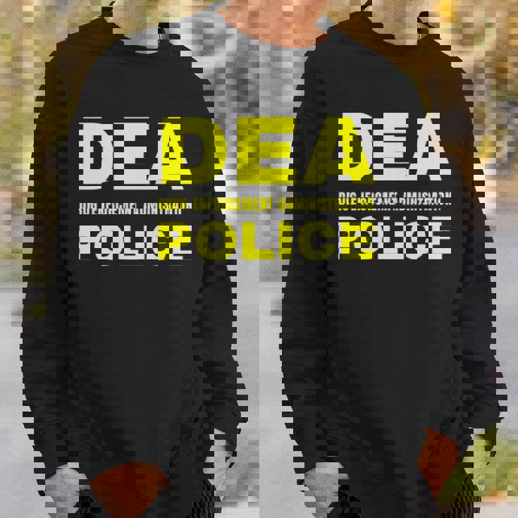 Dea 警察官 麻薬取締局 フロントプリント 長袖tシャツ スウェットシャツ 彼への贈り物
