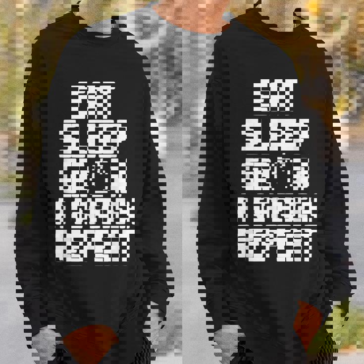 Eatleep Grow A Garden Repeat 面白い ガーデニング ゲーム スウェットシャツ 彼への贈り物