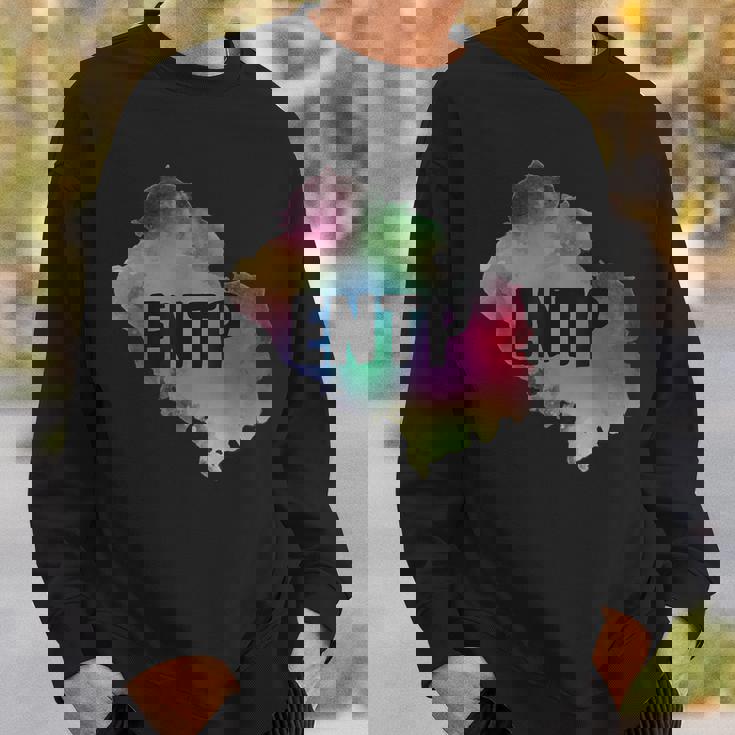 Entp Extrovert Myers Briggs パーソナリティタイプ 水彩画 スウェットシャツ 彼への贈り物