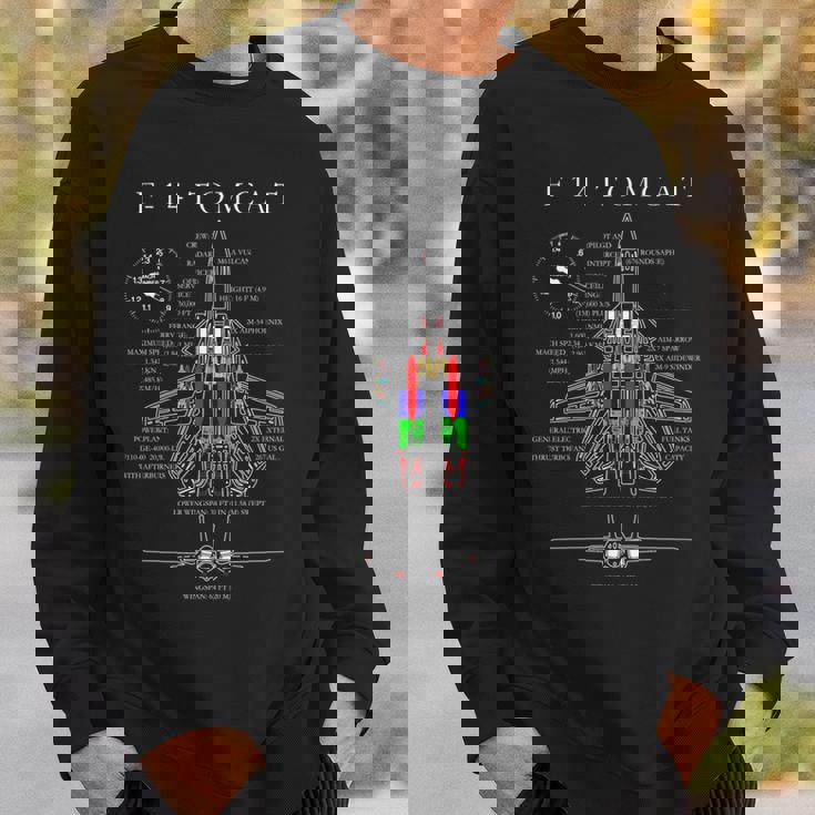 F-14 Tomcatpecs シャツ 長袖tシャツ スウェットシャツ 彼への贈り物