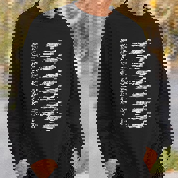 F-4 ファントム ブループリント マクドネル・ダグラス F4 ファントムモデル スウェットシャツ 彼への贈り物