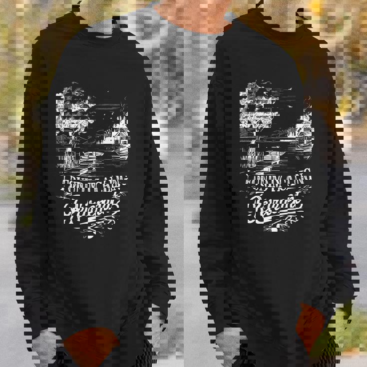 I Found My Calling Retirement ユーモア 退職者 シニア 長袖tシャツ スウェットシャツ 彼への贈り物