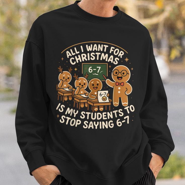 67 Christmas Pajamas Six Seven Meme Brainrot Sweatshirt Gifts for Him